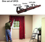 🔥 No Drill Curtain Rod Brackets Holders