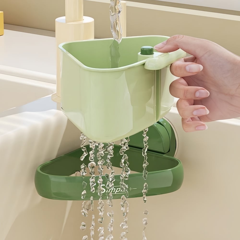 💧2026 New Release - Suction Cup Sink Corner Rack