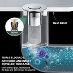 Isolate odor and prevent cockroaches-Stainless Steel Floor Drain Filter